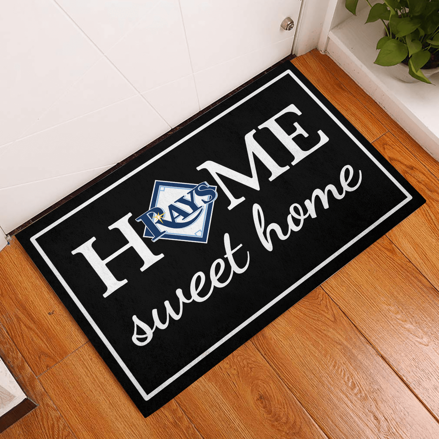 Home Sweet Home - Tampa Bay Rays Rubber Doormat
