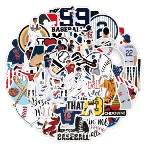 50 Pcs Baseball Sticker Pack
