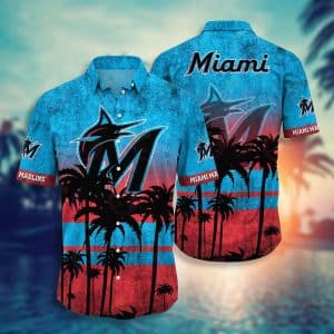 Miami Marlins Hawaii Shirt PT74