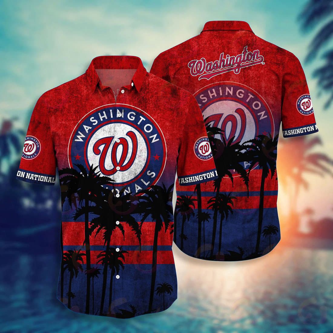 Washington Nationals Hawaii Shirt UE67