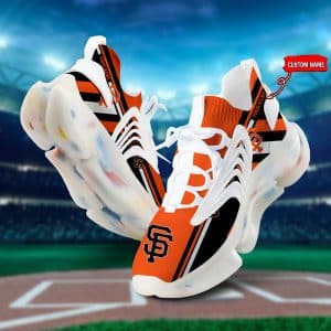 Custom Your Name San Francisco Giants Sport Shoes FK39
