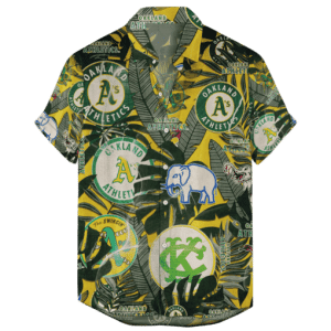 Oakland Athletics Retro Logo Hawaiian Shirt