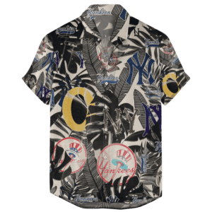 New York Yankees Retro Logo Hawaiian Shirt