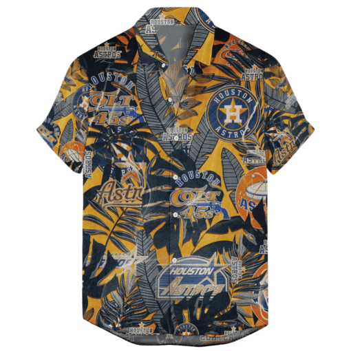 Houston Astros Retro Logo Hawaiian Shirt
