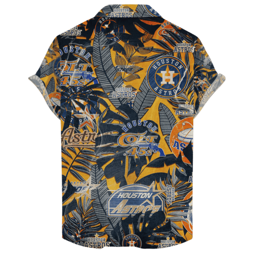 Houston Astros Retro Logo Hawaiian Shirt - Image 2