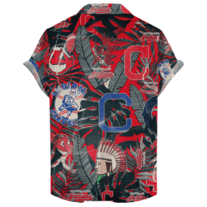 Cleveland Guardians Retro Logo Hawaiian Shirt