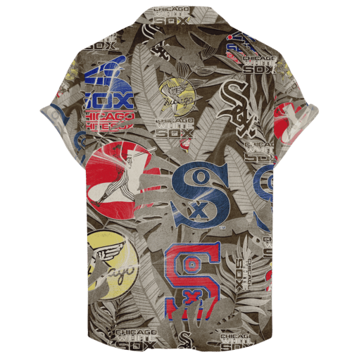 Chicago White Sox Retro Logo Hawaiian Shirt - Image 2