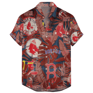 Boston Red Sox Retro Logo Hawaiian Shirt