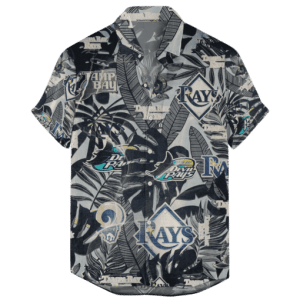 Tampa Bay Rays Retro Logo Hawaiian Shirt