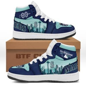 Custom Your Name Seattle Mariners Jordan Sneakers EV28