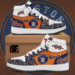 Custom Your Name Houston Astros Jordan Sneakers RW99