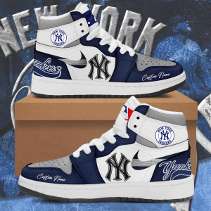 Custom Your Name New York Yankees Jordan Sneakers RF11