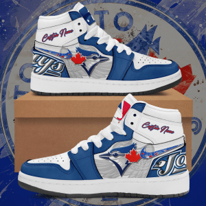 Custom Your Name Toronto Blue Jays Jordan Sneakers RS37