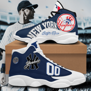 Custom Your Name New York Yankees Air Jd 13 RD29