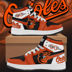 Custom Your Name Baltimore Orioles Jordan Sneakers WD82