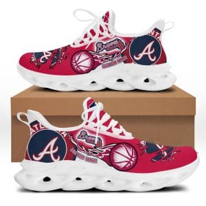 Custom Your Name Atlanta Braves Max Soul Shoes FG45