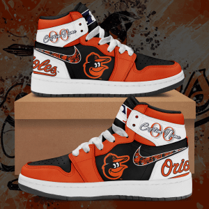 Custom Your Name Baltimore Orioles Jordan Sneakers PX78