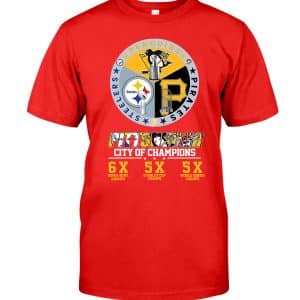 Limited Edition Pittsburgh Pirates City Of Champions - Red