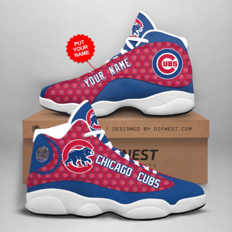 Custom Your Name Chicago Cubs Air Jd 13 IK47