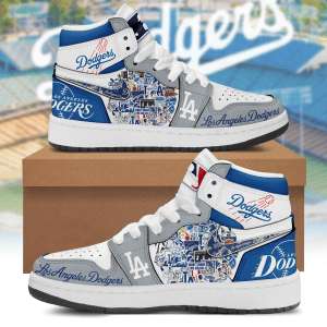 Los Angeles Dodgers Jordan Sneakers RA21