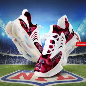 Custom Your Name Los Angeles Angels Sport Shoes JR41