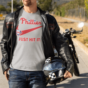 Just Hit It - Philadelphia Phillies - Sports Grey