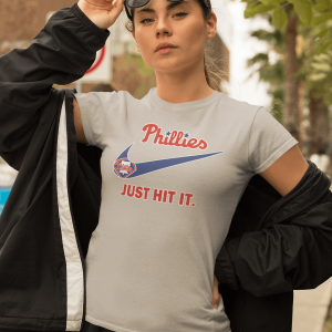 Just Hit It - Philadelphia Phillies V1 - Sports Grey