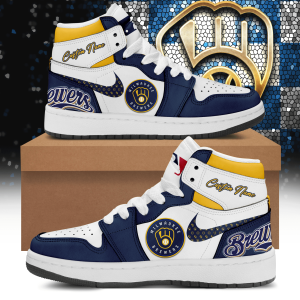 Milwaukee Brewers Jordan Sneakers EK55