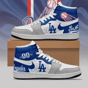 Los Angeles Dodgers Jordan Sneakers VM21