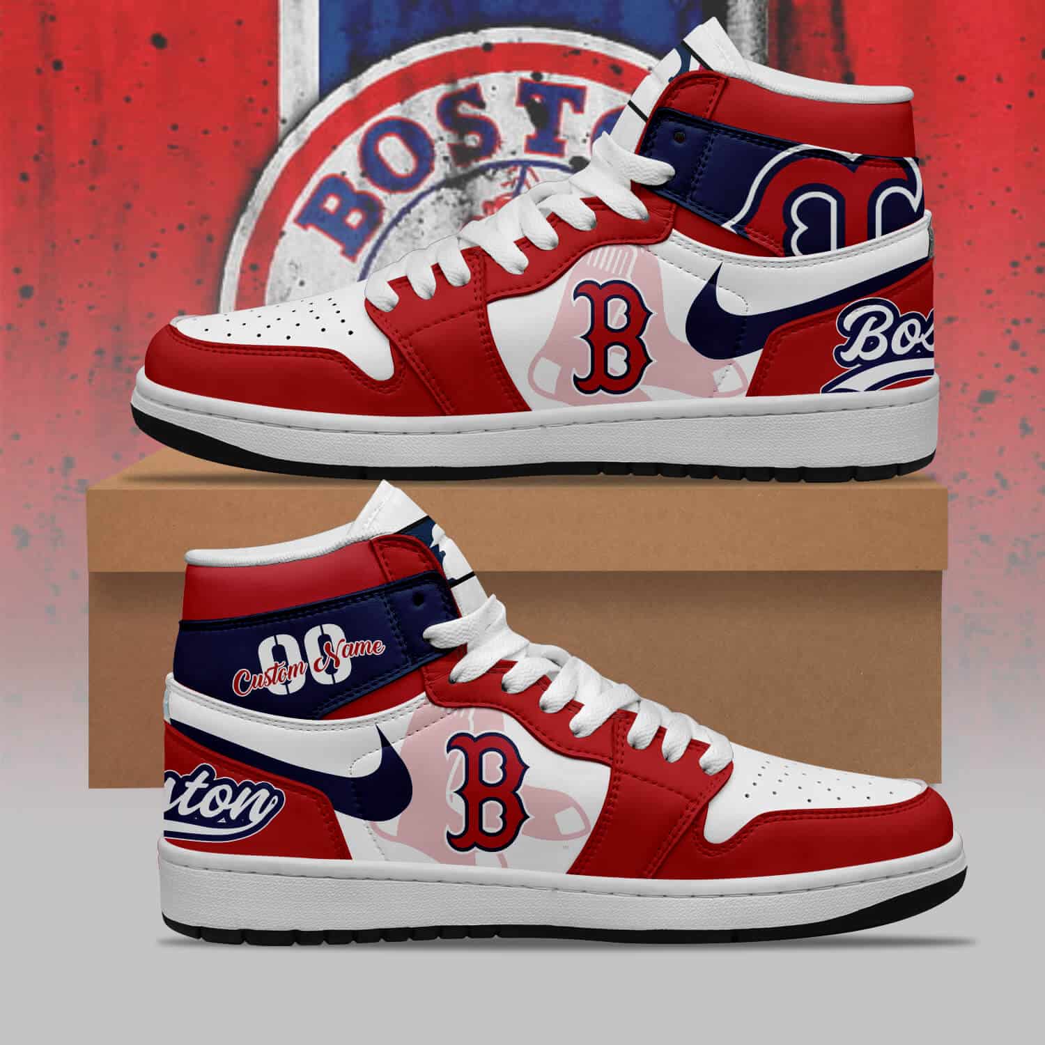 Boston Red Sox Jordan Sneakers QL14