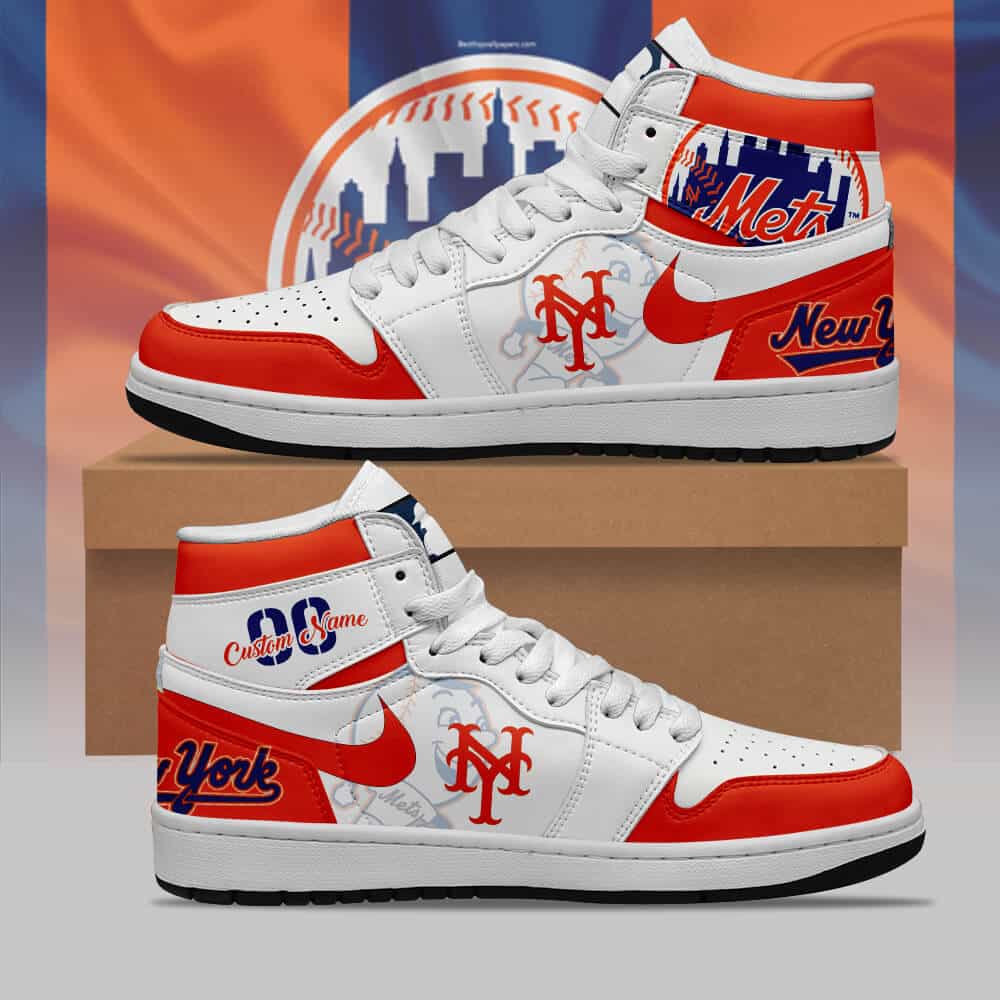 New York Mets Jordan Sneakers YG44