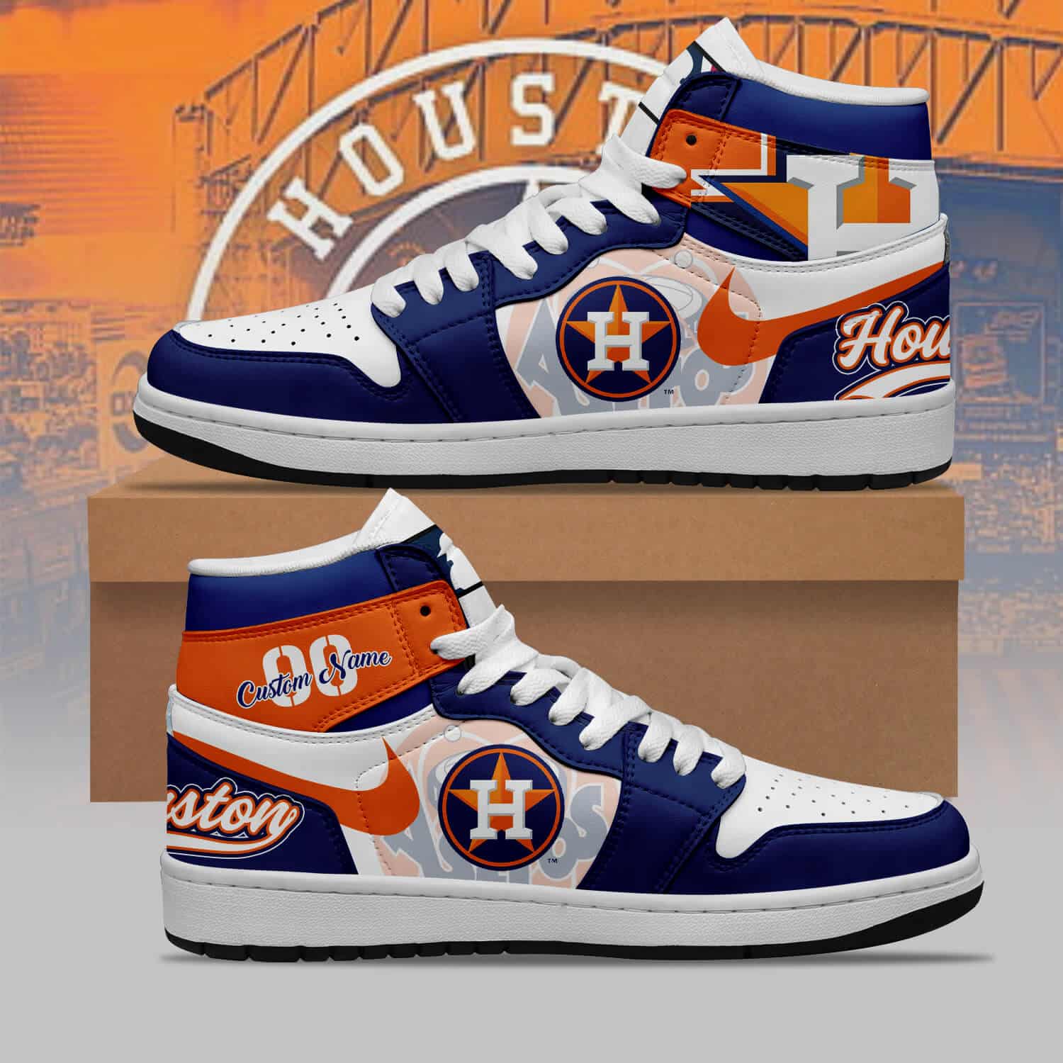 Houston Astros Jordan Sneakers RL93