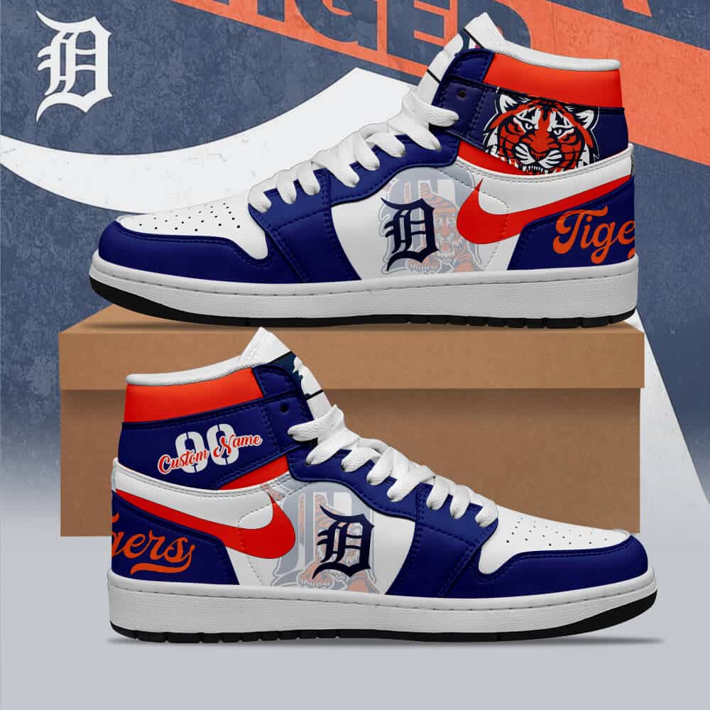 Detroit Tigers Jordan Sneakers YF11