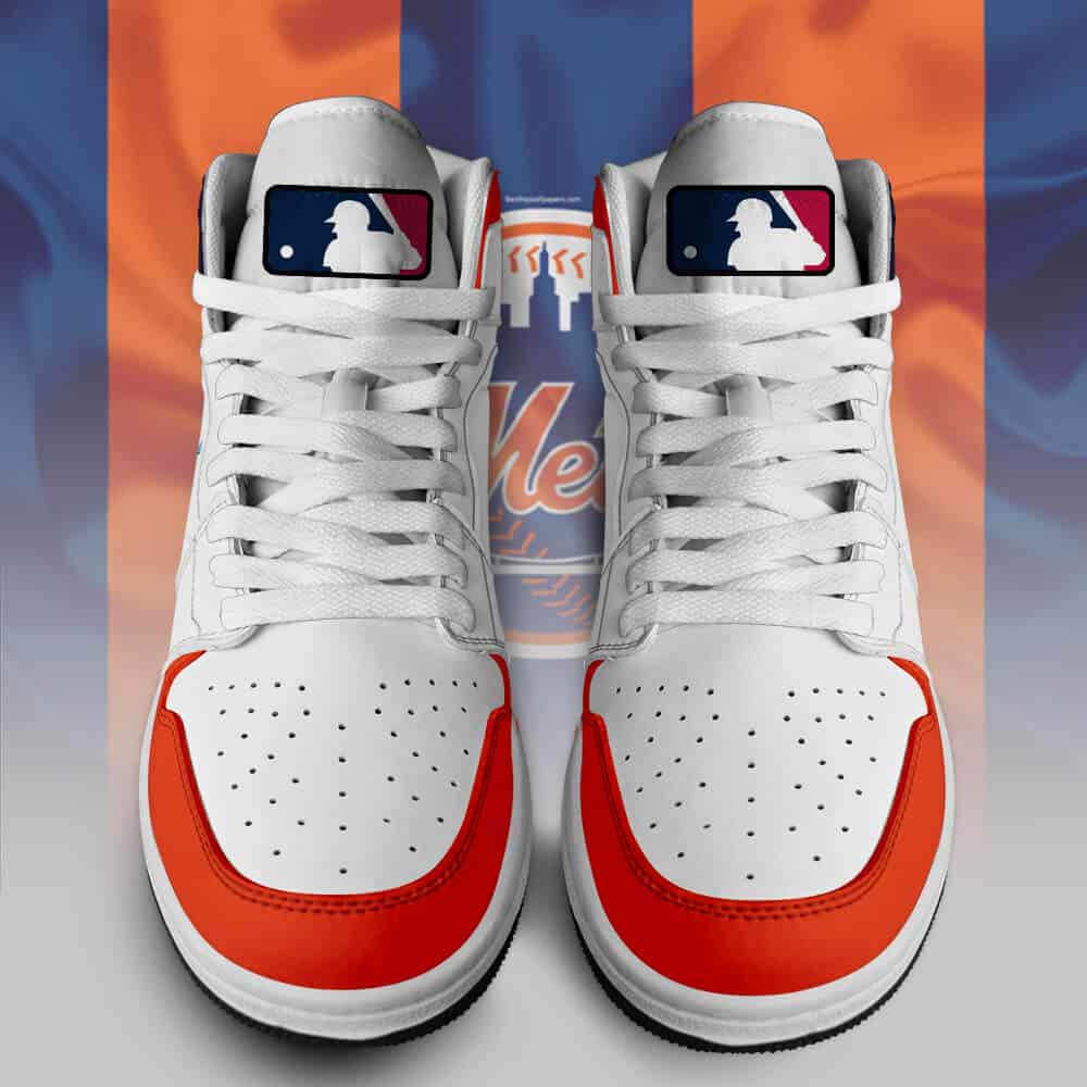 New York Mets Jordan Sneakers YG44 - Image 3