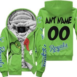 The Grinch – Kansas City Royals - Fleece Zip Hoodie