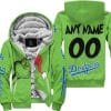 The Grinch – Los Angeles Dodgers - Fleece Zip Hoodie