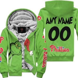 The Grinch – Philadelphia Phillies - Fleece Zip Hoodie