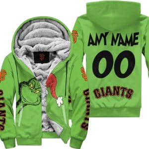 The Grinch – San Francisco Giants - Fleece Zip Hoodie