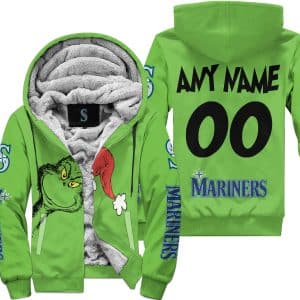 The Grinch – Seattle Mariners - Fleece Zip Hoodie