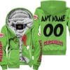 The Grinch – Cincinnati Reds - Fleece Zip Hoodie