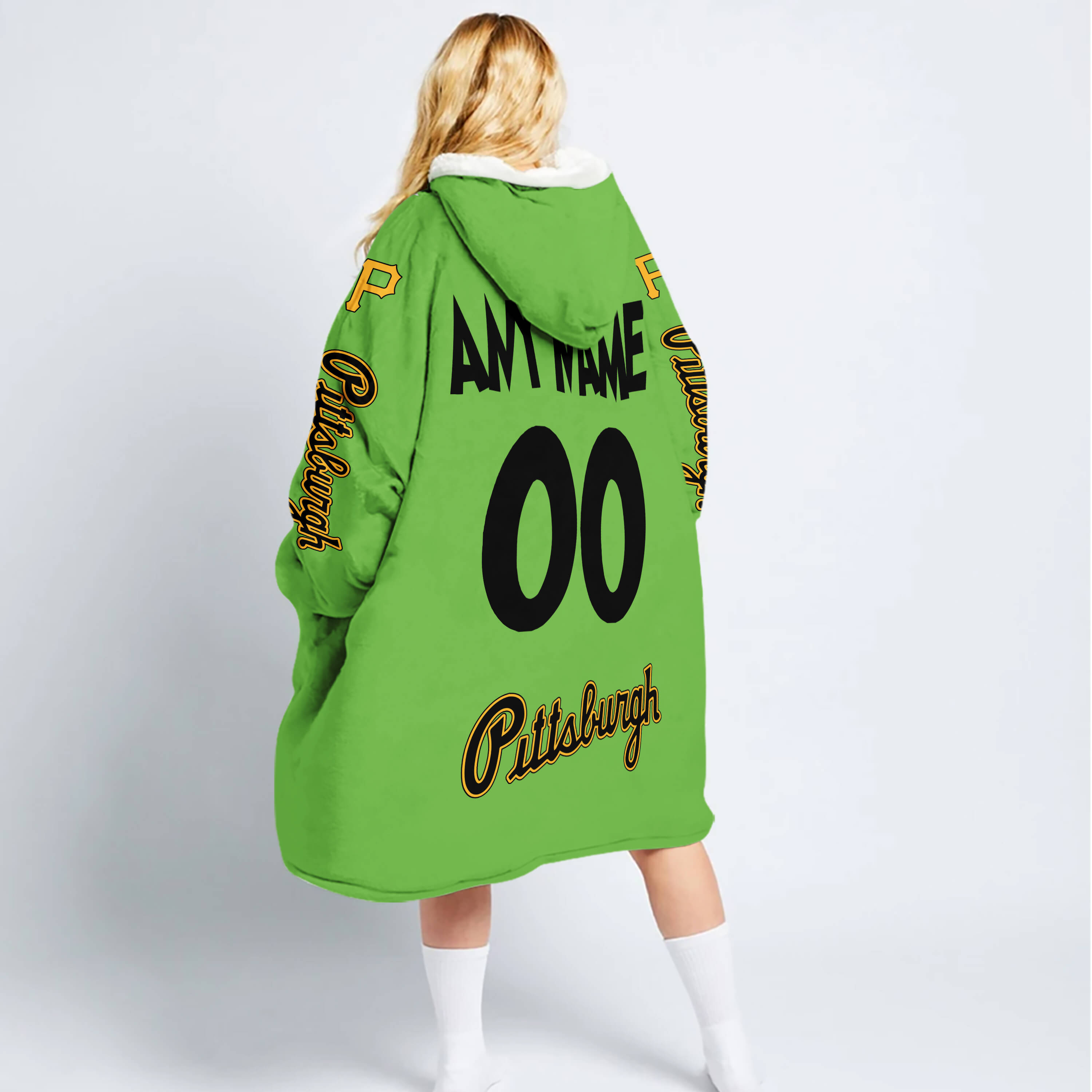The Grinch – Pittsburgh Pirates - Oodie Blanket - Image 6