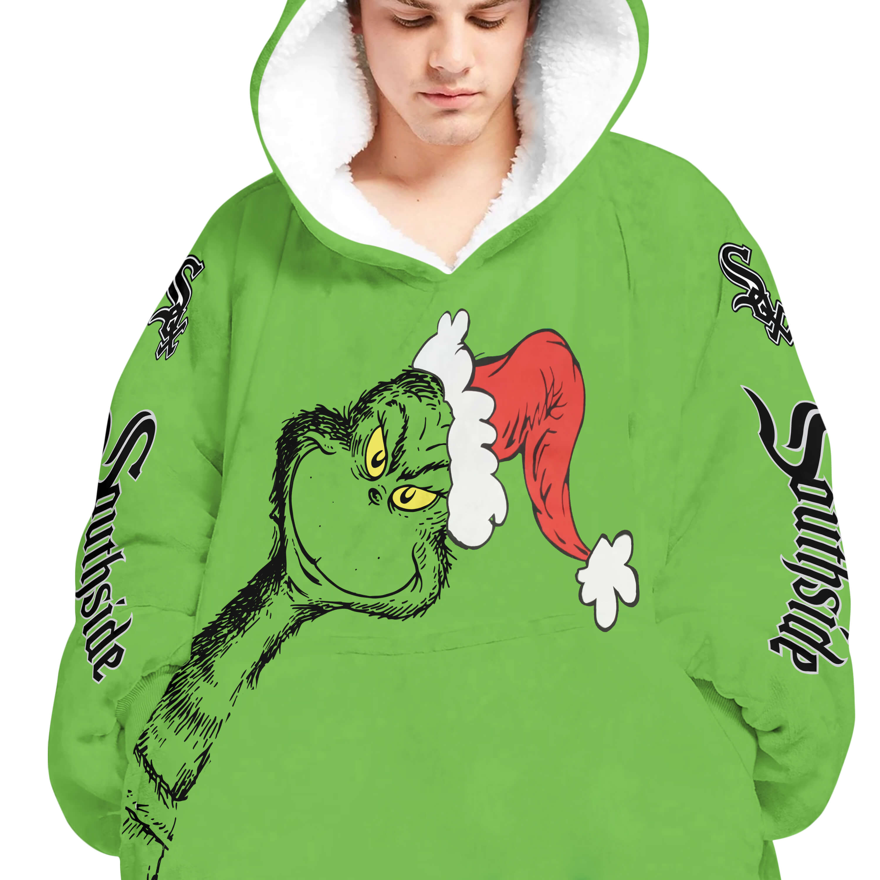 The Grinch – Chicago White Sox - Oodie Blanket - Image 4