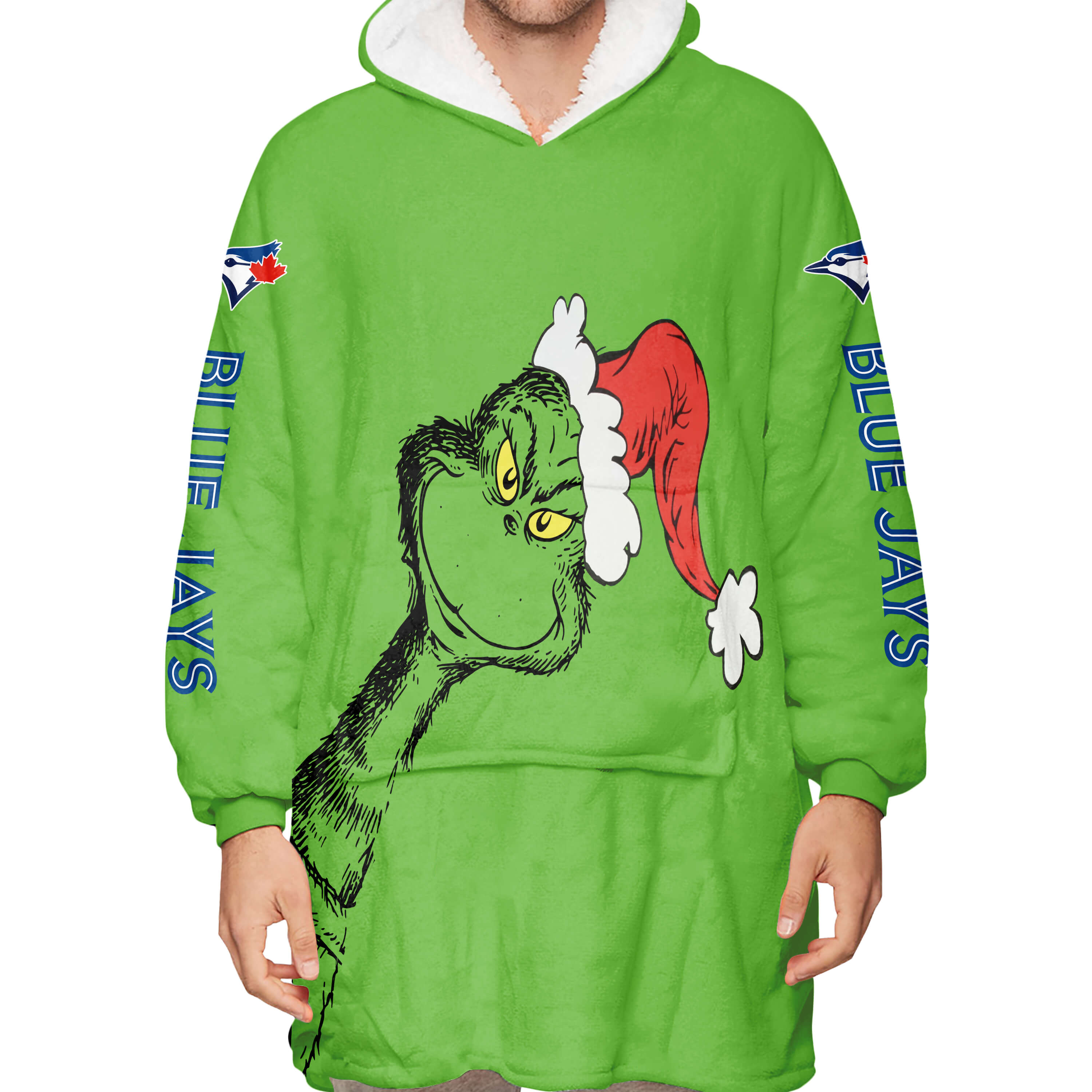 The Grinch – Toronto Blue Jays - Oodie Blanket - Image 3