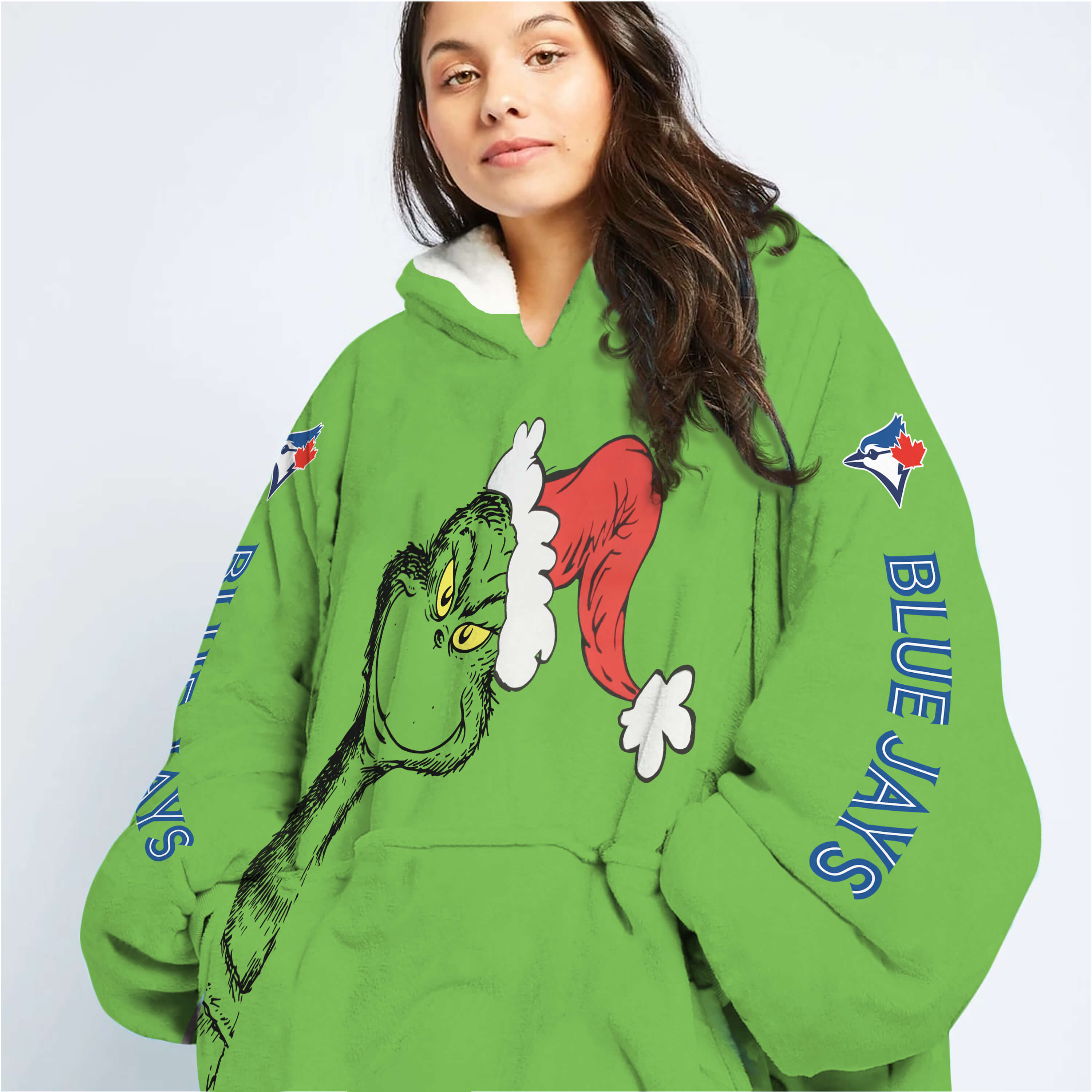 The Grinch – Toronto Blue Jays - Oodie Blanket - Image 2