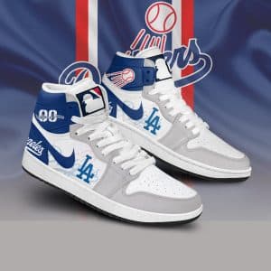 Custom Your Name Los Angeles Dodgers Jordan Sneakers OI27