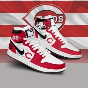 Custom Your Name Cincinnati Reds Jordan Sneakers DG52