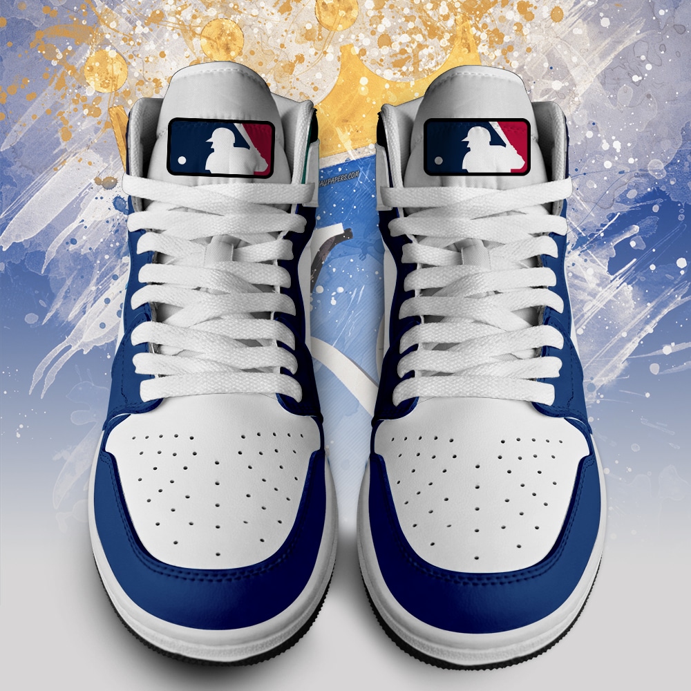 Custom Your Name Kansas City Royals Jordan Sneakers KD81 - Image 2
