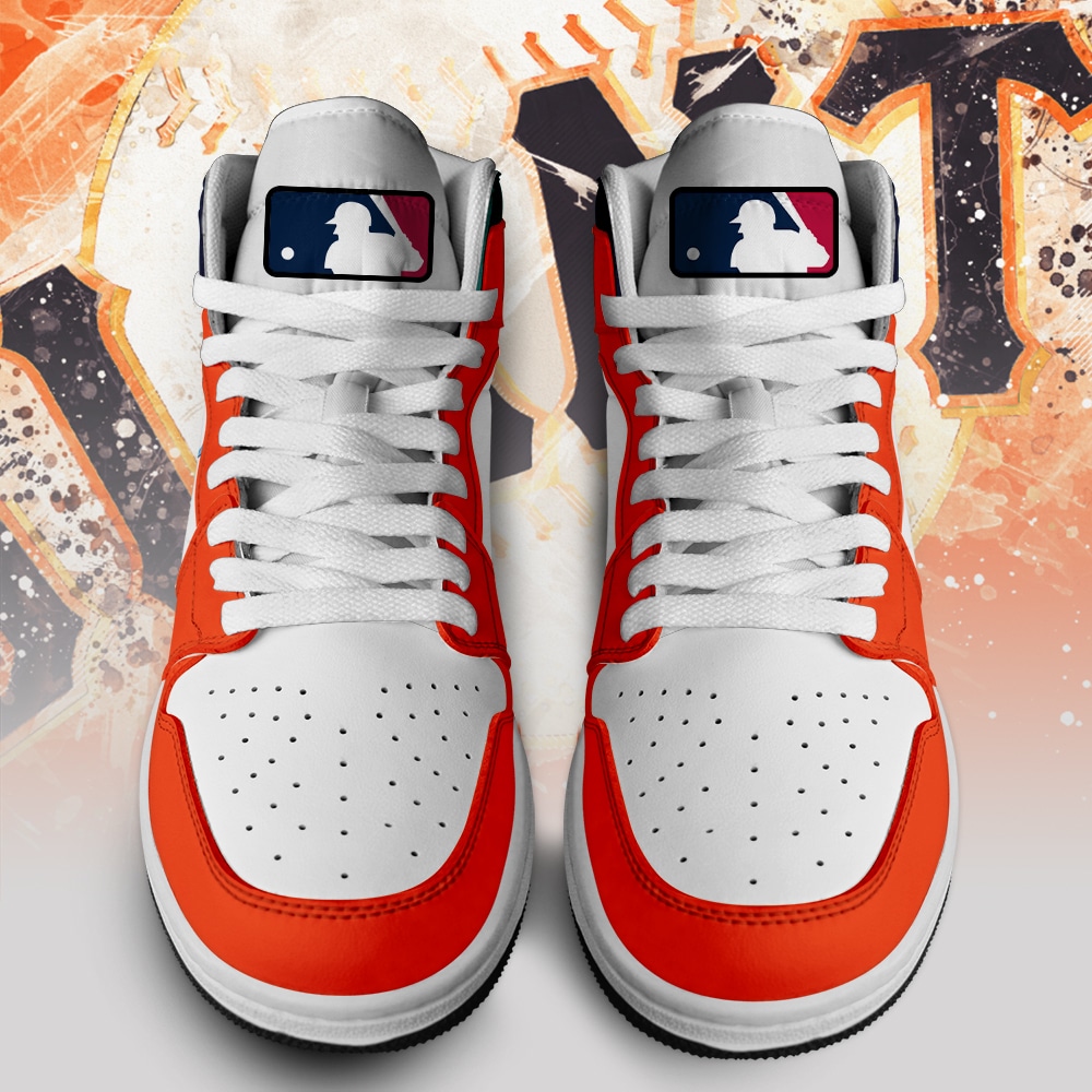 Custom Your Name San Francisco Giants Jordan Sneakers KS87 - Image 2