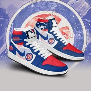 Custom Your Name Chicago Cubs Jordan Sneakers IS88