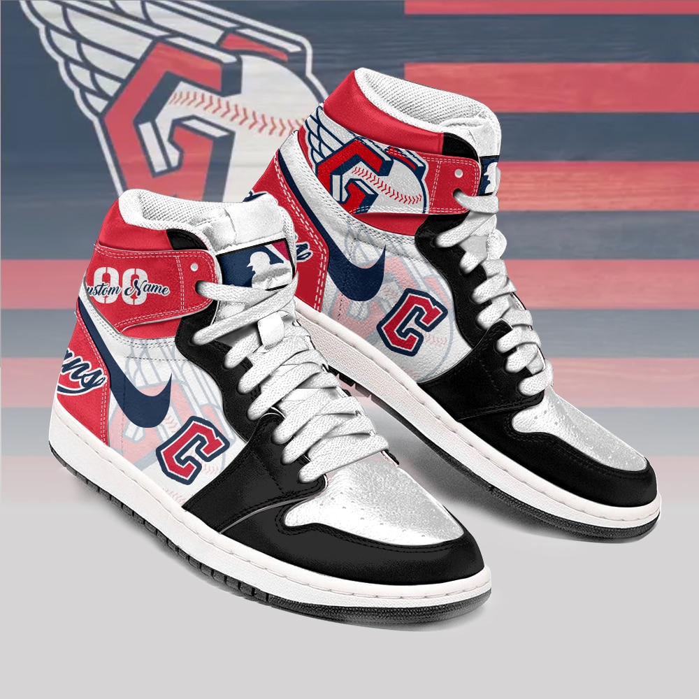 Custom Your Name Cleveland Guardians Jordan Sneakers EV35